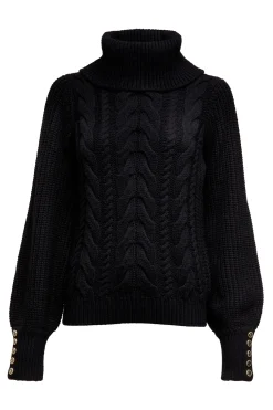Corded Roll Neck Knit