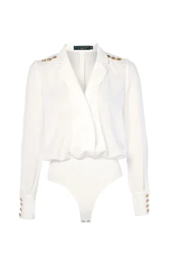 Cupro Shirt Bodysuit