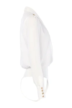 Cupro Shirt Bodysuit