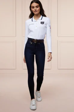 Denim Thermal Full Grip Breeches