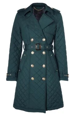 Enstone Quilted Trench Coat