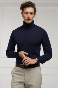 Fine Roll Neck Knit