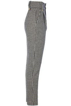 High Waisted Peg Trouser