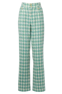 High Waisted Straight Trouser