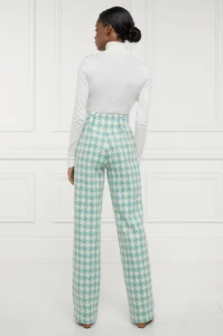 High Waisted Straight Trouser