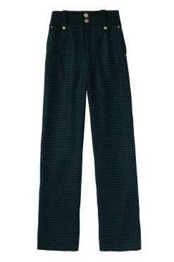 High Waisted Straight Trouser