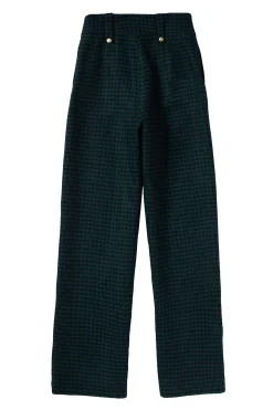 High Waisted Straight Trouser