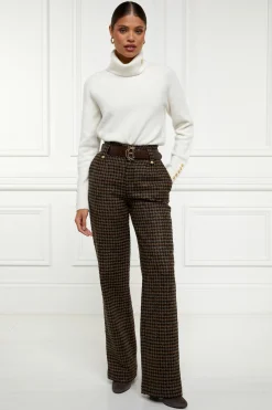 High Waisted Straight Trouser