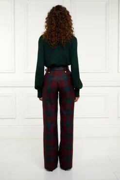 High Waisted Straight Trouser