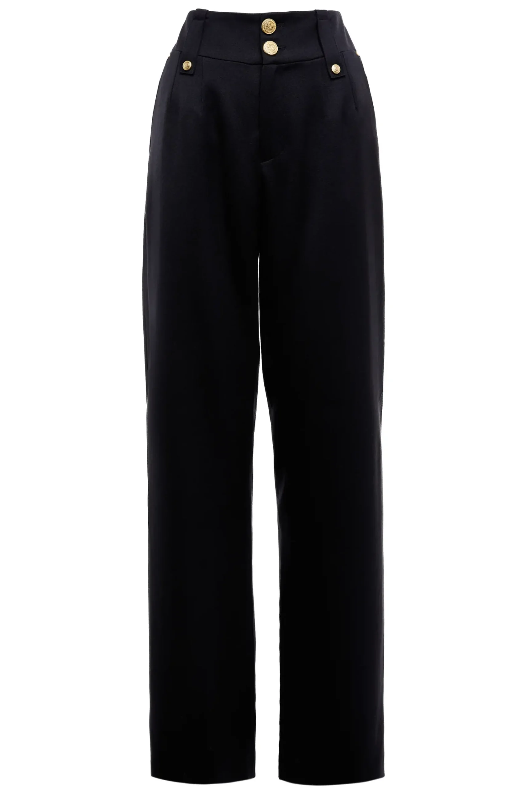 High Waisted Straight Trouser