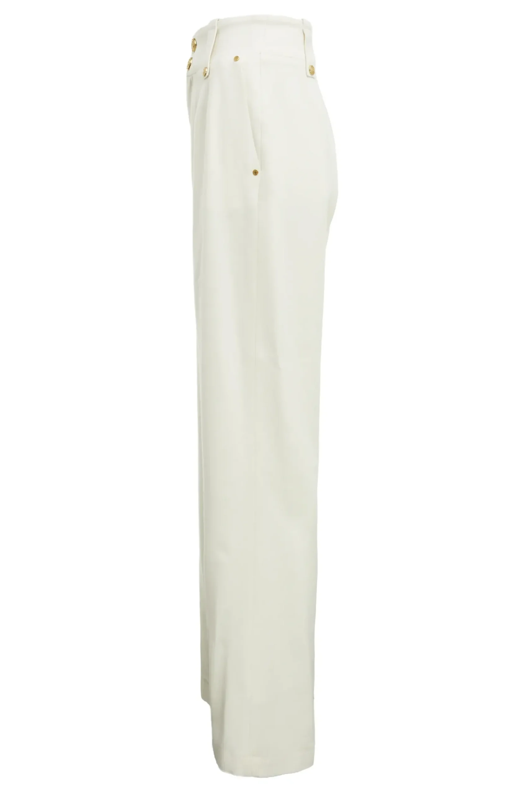 High Waisted Straight Trouser