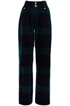 High Waisted Straight Trouser