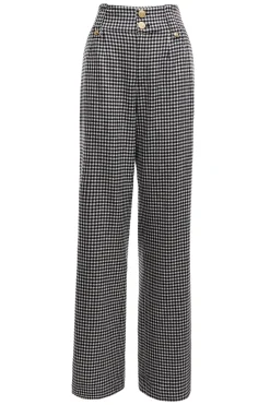 High Waisted Straight Trouser