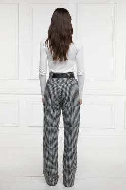 High Waisted Straight Trouser