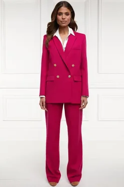 High Waisted Straight Trouser