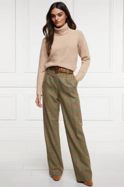 High Waisted Straight Trouser