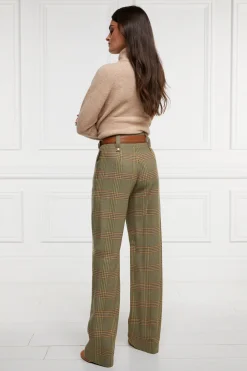 High Waisted Straight Trouser