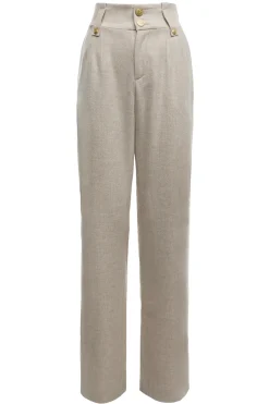 High Waisted Straight Trouser
