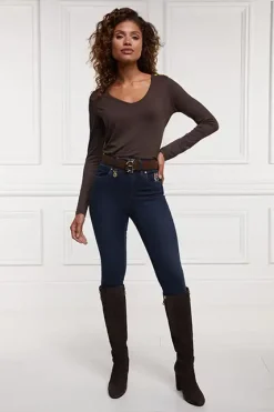 Long Sleeve V-Neck Tee