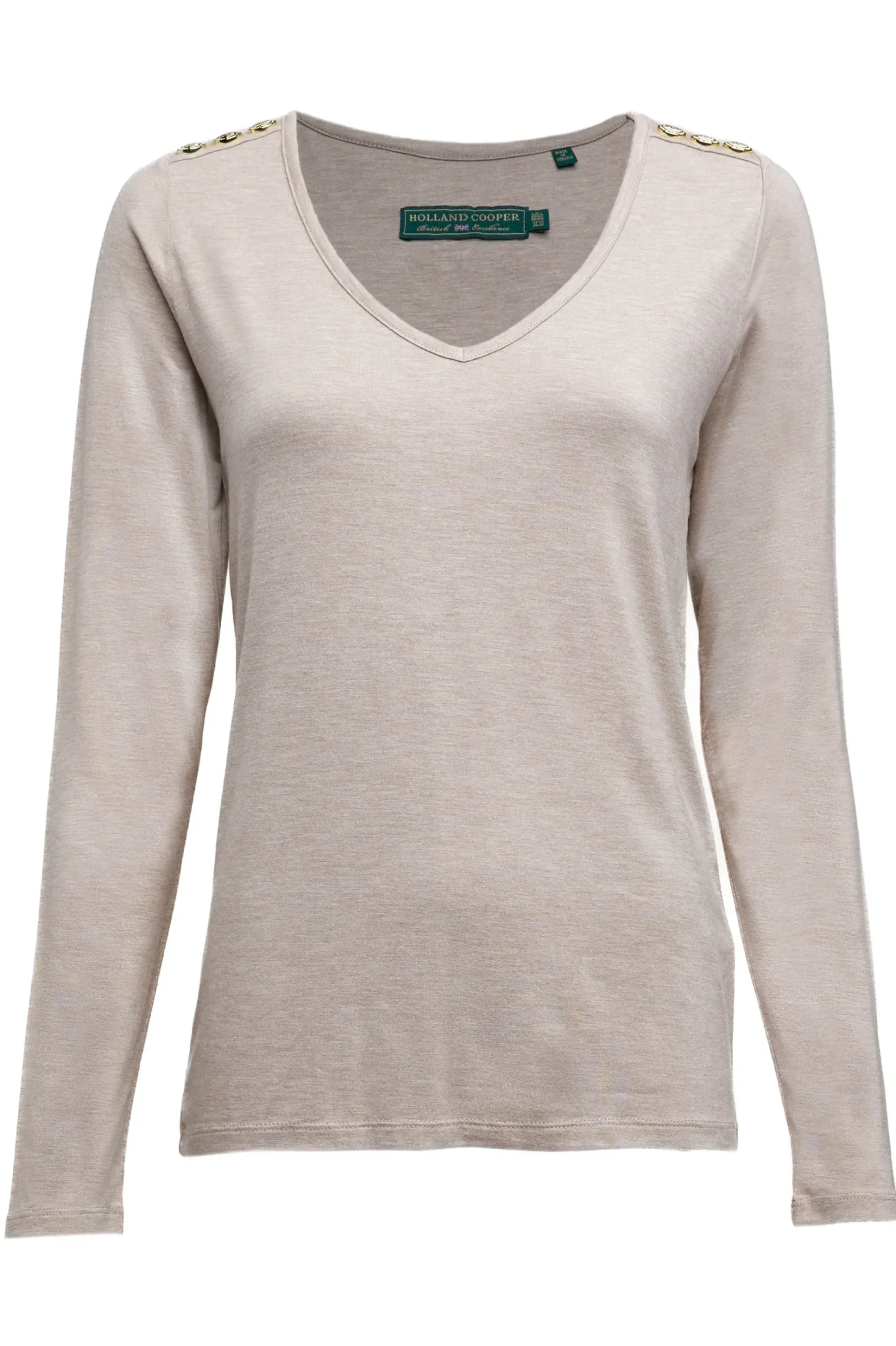 Long Sleeve V-Neck Tee