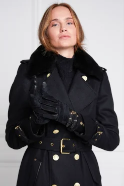 Marlborough Shearling Trench Coat