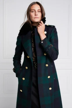 Marlborough Shearling Trench Coat