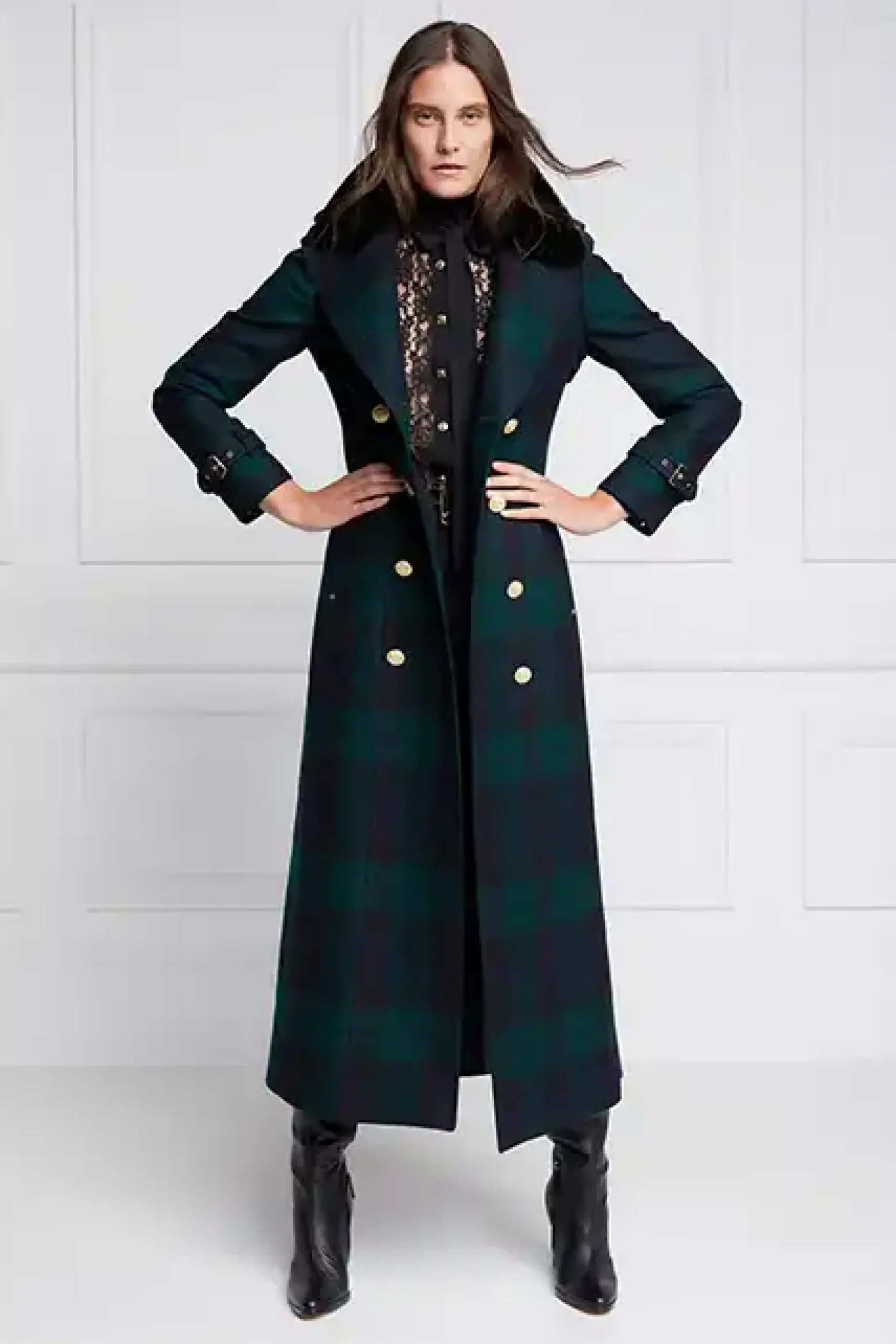 Marlborough Shearling Trench Coat