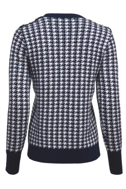 Panel Crew Neck Knit