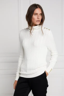 Seattle Roll Neck Cable Knit
