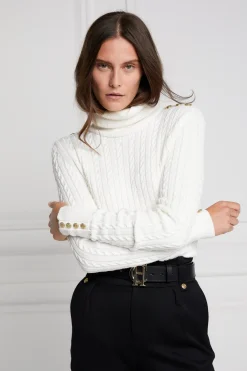 Seattle Roll Neck Cable Knit