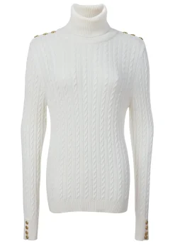 Seattle Roll Neck Cable Knit
