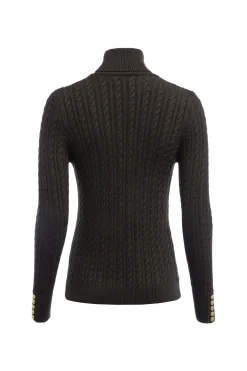 Seattle Roll Neck Cable Knit