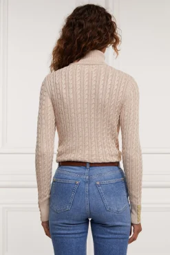 Seattle Roll Neck Cable Knit