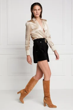 Silk V-Neck Blouse