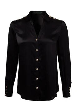 Silk V-Neck Blouse