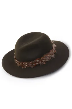 Trilby Hat Double Feather Band