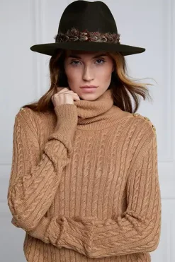 Trilby Hat Double Feather Band