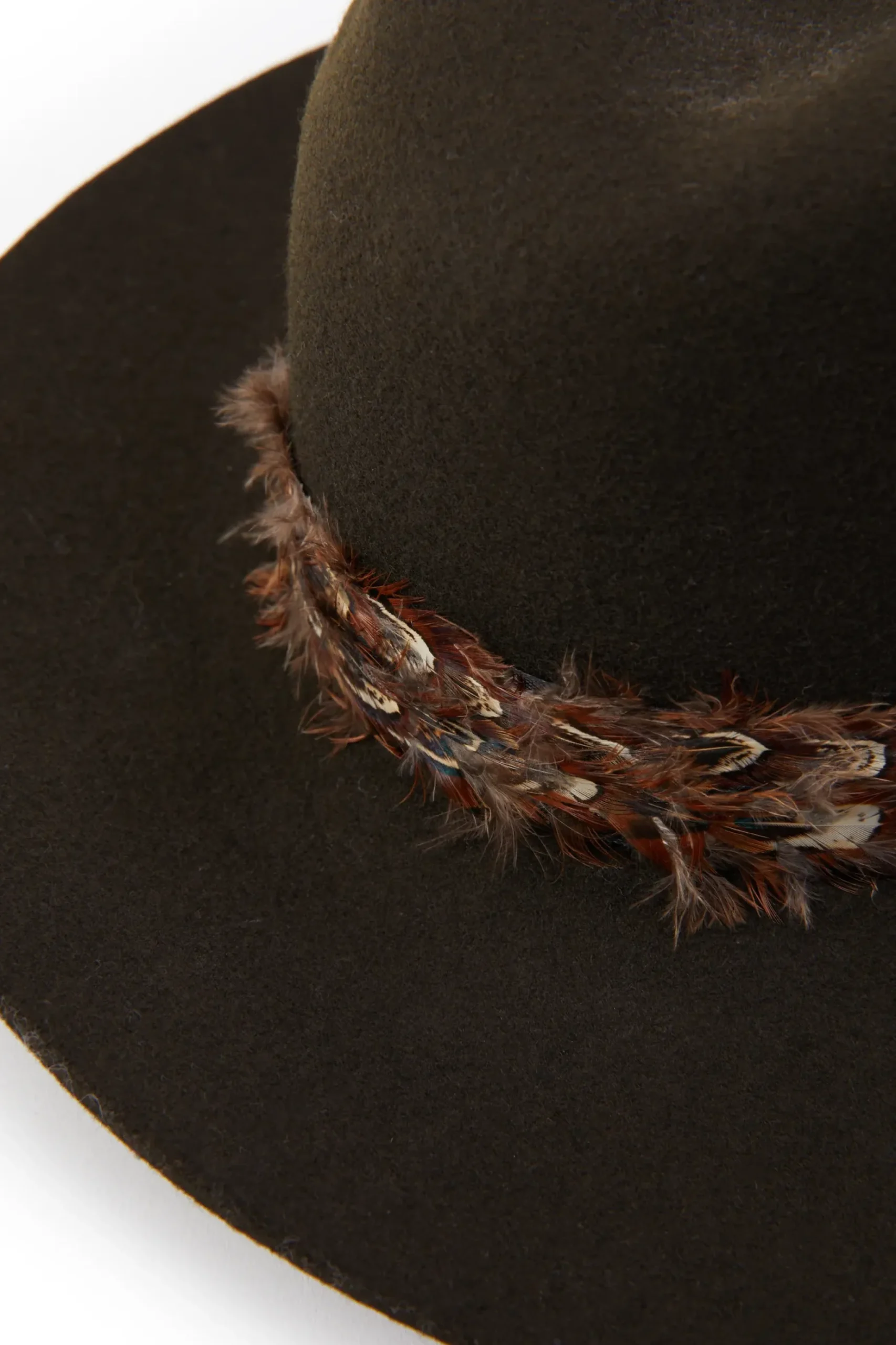 Trilby Hat Double Feather Band